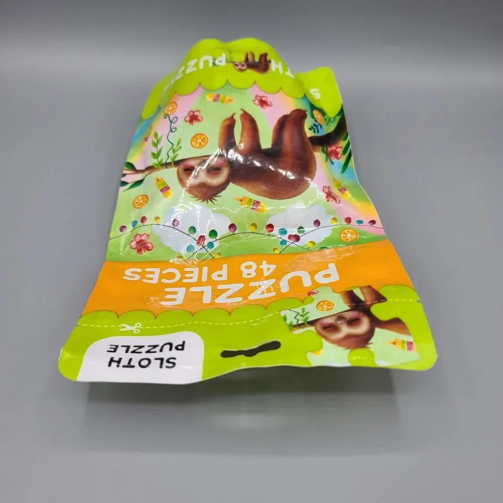 Sloth Puzzle 48 Pieces Resealable Bag Unopened Bag